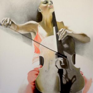 la violoncellista | Antonietta Innocenti Galleria d'arte