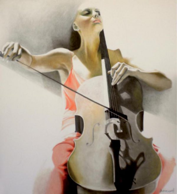 la violoncellista | Antonietta Innocenti Galleria d'arte